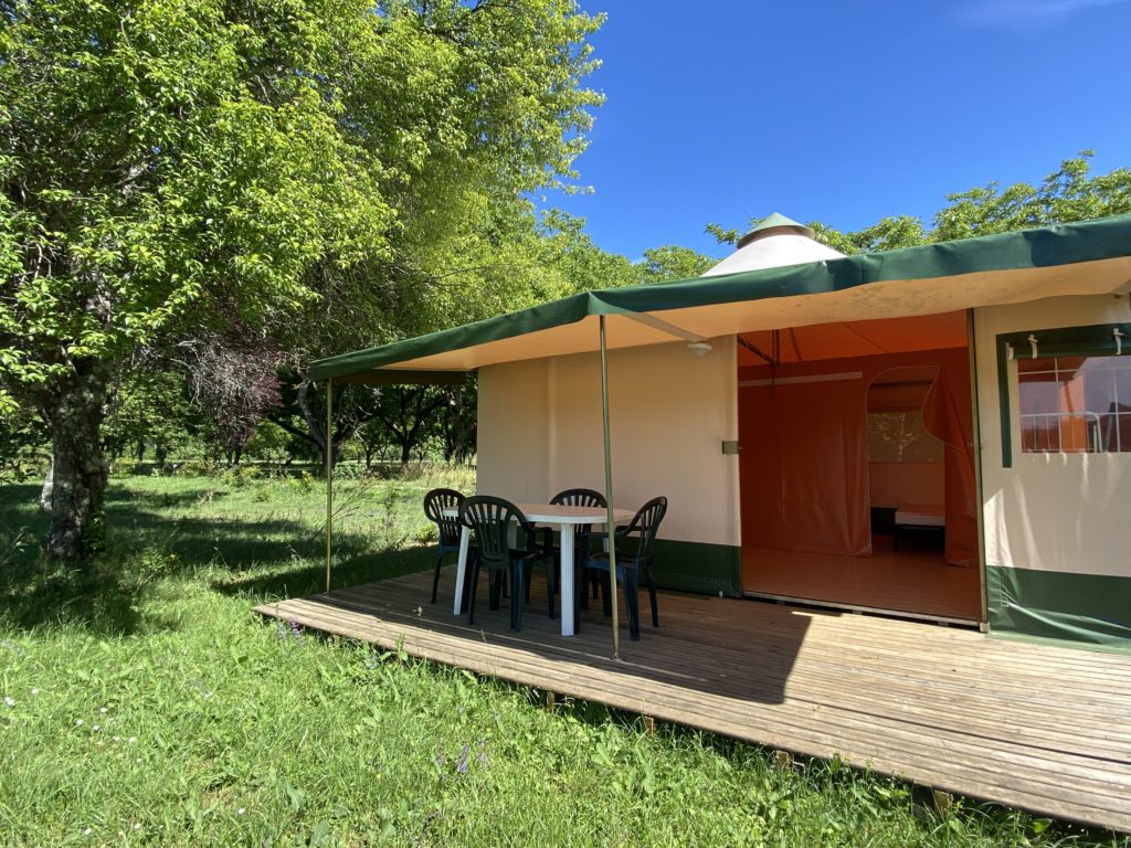 Location de tente équipée Prêt à camper - Camping Paradis Le Céou